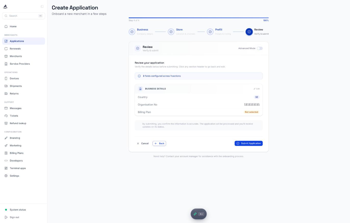 Review step